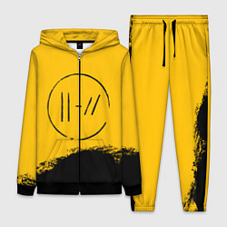 Женский 3D-костюм 21 Pilots: Yellow Logo, цвет: 3D-черный