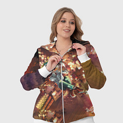 Женский 3D-костюм Моя геройская академия, цвет: 3D-белый — фото 2