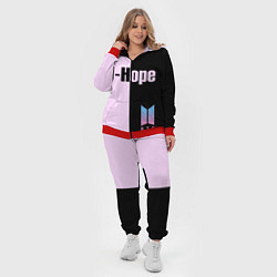 Женский 3D-костюм BTS J-hope, цвет: 3D-красный — фото 2