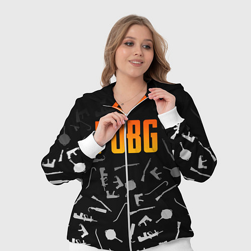 Женский костюм PUBG Master / 3D-Белый – фото 3