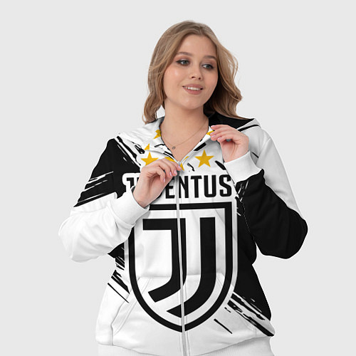 Женский костюм Juventus: 3 Stars / 3D-Белый – фото 3