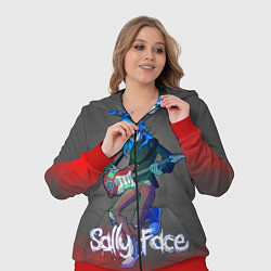 Женский 3D-костюм Sally Face: Rock Star, цвет: 3D-красный — фото 2