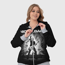 Женский 3D-костюм Nickelback Rock, цвет: 3D-меланж — фото 2