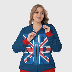 Женский 3D-костюм London: Great Britain, цвет: 3D-красный — фото 2
