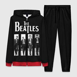 Женский 3D-костюм The Beatles: Black Side, цвет: 3D-красный