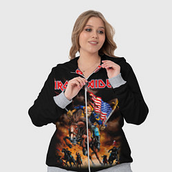 Женский 3D-костюм Iron Maiden: USA Warriors, цвет: 3D-меланж — фото 2