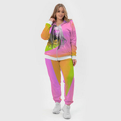 Женский 3D-костюм Billie Eilish: Pink Fashion, цвет: 3D-белый — фото 2