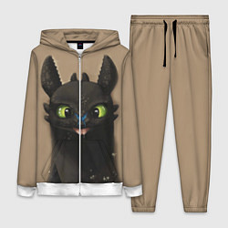 Женский 3D-костюм Как приручить дракона, цвет: 3D-белый