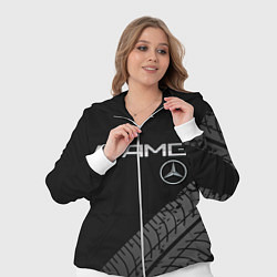 Женский 3D-костюм Mercedes AMG: Street Racing, цвет: 3D-белый — фото 2