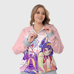 Женский 3D-костюм No Game No Life, цвет: 3D-меланж — фото 2