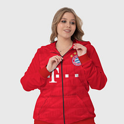 Женский 3D-костюм FC Bayern: Home 19-20, цвет: 3D-красный — фото 2
