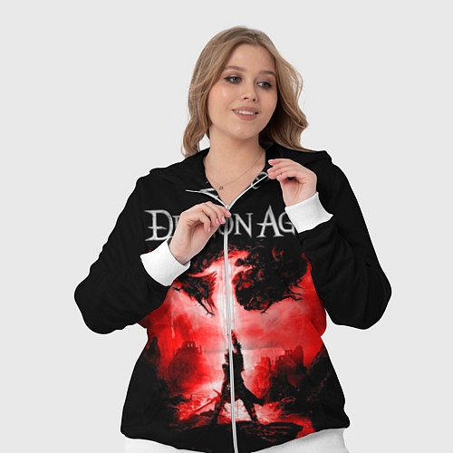 Женский костюм Dragon Age / 3D-Белый – фото 3