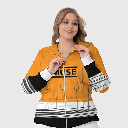 Женский костюм Muse: Orange Mood / 3D-Белый – фото 3