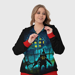 Женский 3D-костюм BioShock, цвет: 3D-красный — фото 2