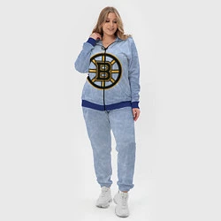 Женский 3D-костюм Boston Bruins: Hot Ice, цвет: 3D-синий — фото 2