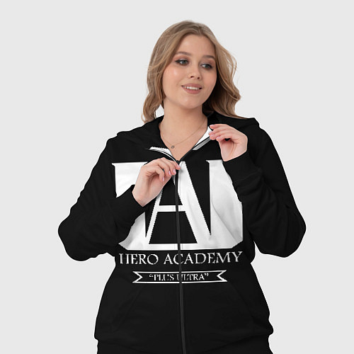 Женский костюм UA HERO ACADEMY logo / 3D-Черный – фото 3