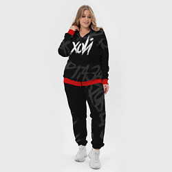 Женский 3D-костюм Сектор Газа - ХОЙ, цвет: 3D-красный — фото 2