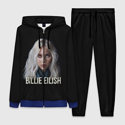 Женский 3D-костюм BILLIE EILISH, цвет: 3D-синий