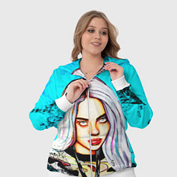 Женский 3D-костюм BILLIE EILISH: Fan Art, цвет: 3D-белый — фото 2