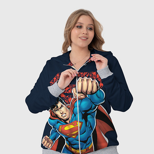 Женский костюм Superman / 3D-Меланж – фото 3