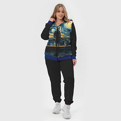 Женский 3D-костюм Sherlock, цвет: 3D-синий — фото 2