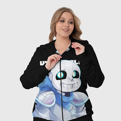 Женский костюм UNDERTALE / 3D-Черный – фото 3