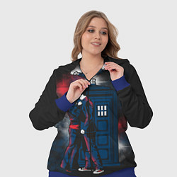 Женский 3D-костюм Doctor Who, цвет: 3D-синий — фото 2