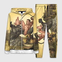 Женский 3D-костюм Aniki Fight Art, цвет: 3D-белый