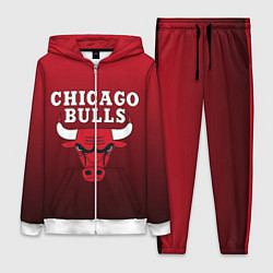 Женский 3D-костюм CHICAGO BULLS, цвет: 3D-белый