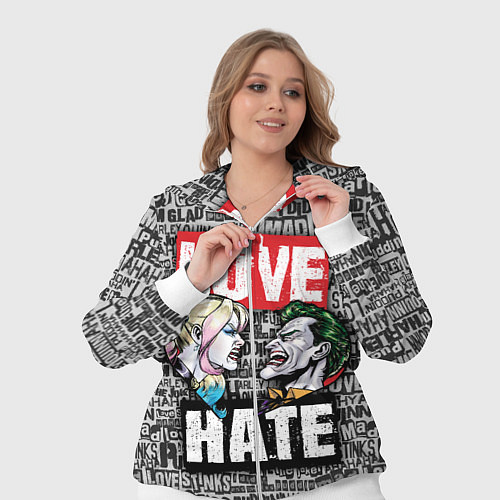 Женский костюм Love Hate / 3D-Белый – фото 3