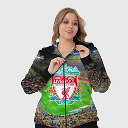 Женский 3D-костюм FC Liverpool, цвет: 3D-черный — фото 2