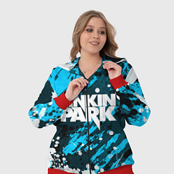 Женский 3D-костюм Linkin Park, цвет: 3D-красный — фото 2