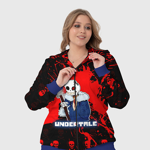 Женский костюм UNDERTALE / 3D-Синий – фото 3