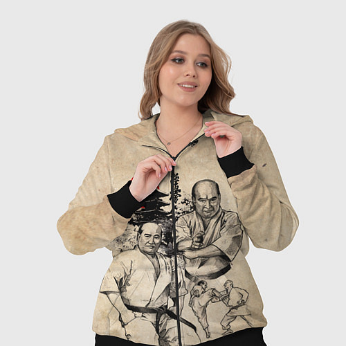 Женский костюм Масутацу Ояма / 3D-Черный – фото 3