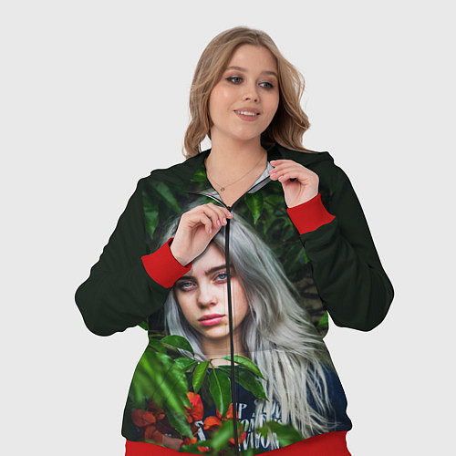 Женский костюм BILLIE EILISH / 3D-Красный – фото 3