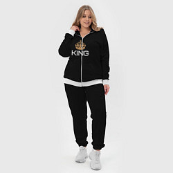 Женский 3D-костюм Король, цвет: 3D-белый — фото 2