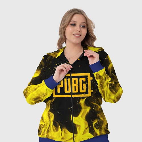 Женский костюм PUBG / 3D-Синий – фото 3