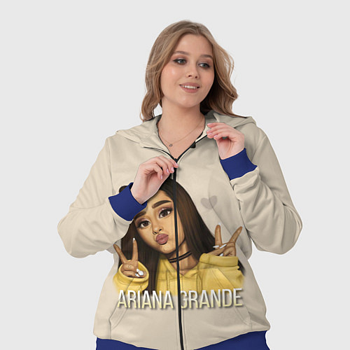 Женский костюм Ariana Grande Ариана Гранде / 3D-Синий – фото 3