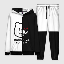 Женский 3D-костюм Monokuma, цвет: 3D-черный