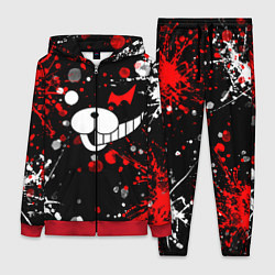 Женский 3D-костюм MONOKUMA, цвет: 3D-красный
