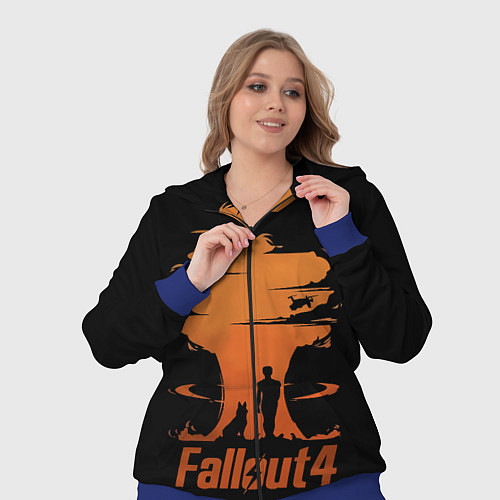 Женский костюм Fallout 4 / 3D-Синий – фото 3