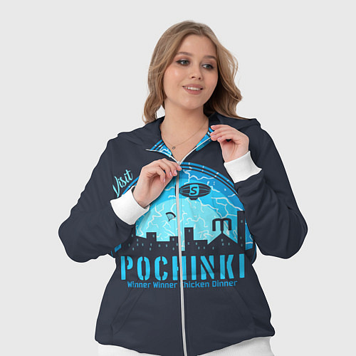 Женский костюм Pochinki / 3D-Белый – фото 3