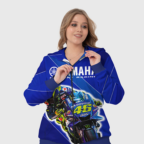 Женский костюм Valentino Rossi / 3D-Синий – фото 3