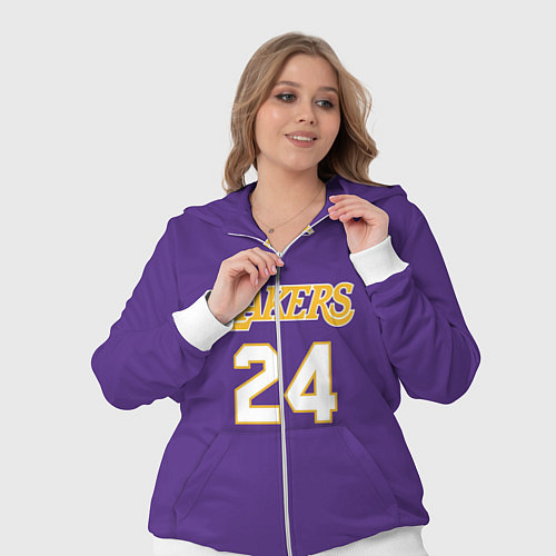 Женский костюм Los Angeles Lakers Kobe Brya / 3D-Белый – фото 3