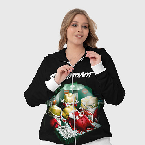 Женский костюм Стоматолог / 3D-Белый – фото 3