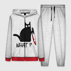 Женский 3D-костюм What cat, цвет: 3D-красный