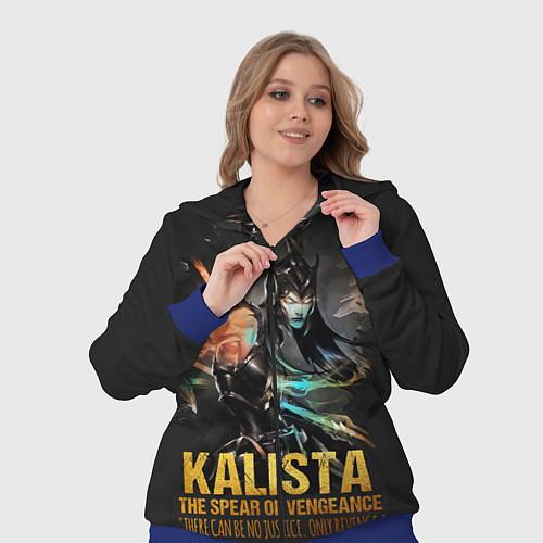Женский костюм Kalista / 3D-Синий – фото 3
