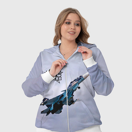 Женский костюм ВВС России / 3D-Белый – фото 3