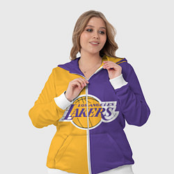 Женский 3D-костюм LA LAKERS, цвет: 3D-белый — фото 2