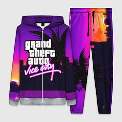 Женский 3D-костюм GTA:VICE CITY, цвет: 3D-меланж